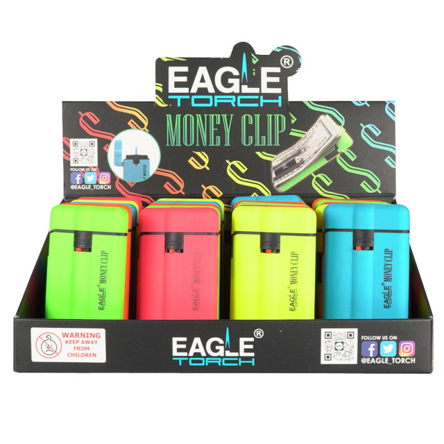 Eagle - Money Clip (PT161MC) - Disposable Lighters (Box of 20) - MK Distro