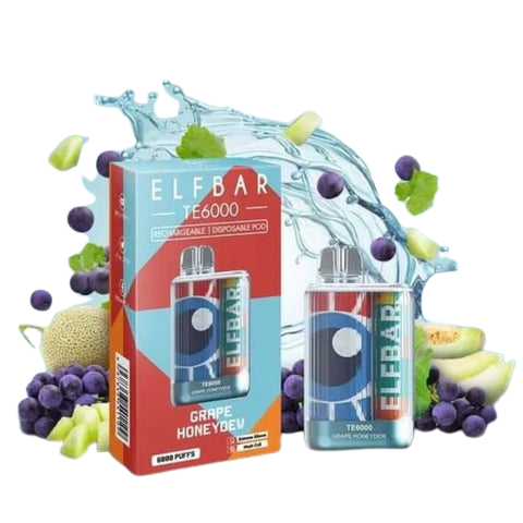 Elf Bar TE6000 - Disposable Vape (5% - 6000 Puffs) - MK Distro