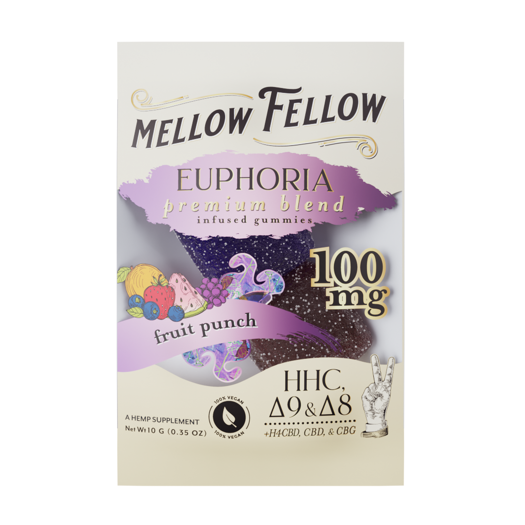 Mellow Fellow - Gummies & Edibles (100mg x 30) - MK Distro