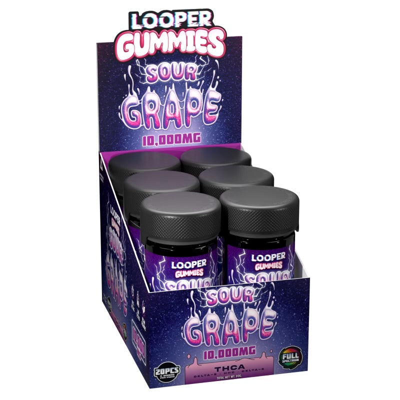 Looper - Gummies (D8 + D9 + HHC + THC-A) - Gummies & Edibles (10000mg x 6) - MK Distro