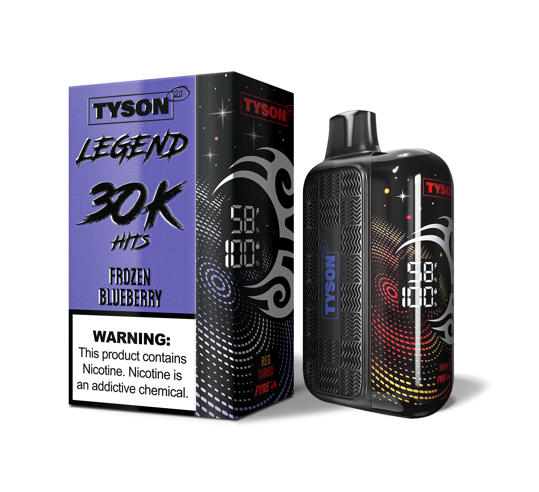 Tyson legend 2.0 - Disposable Vapes (5% - 30,000 Puffs)