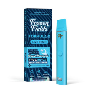Frozen Fields Formula - X (THC-A+THCP+HHC+D8 Live Resin) - Hemp Disposable (3.5g x 5) - MK Distro
