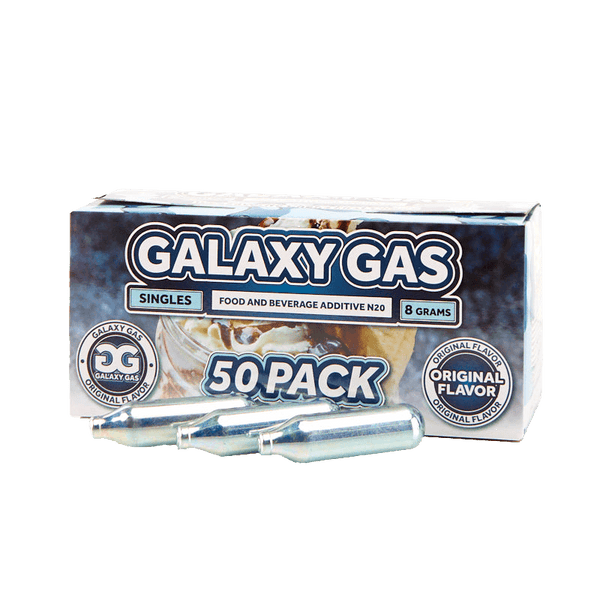 Galaxy Gas - Food and Beverage Additive N2O (8.5g) - Box of 50