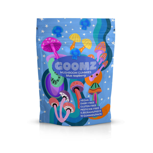 Goomz - Premium Mushroom (Vegan Dairy Free Gluten Free) - Gummies (4g x 10) - MK Distro