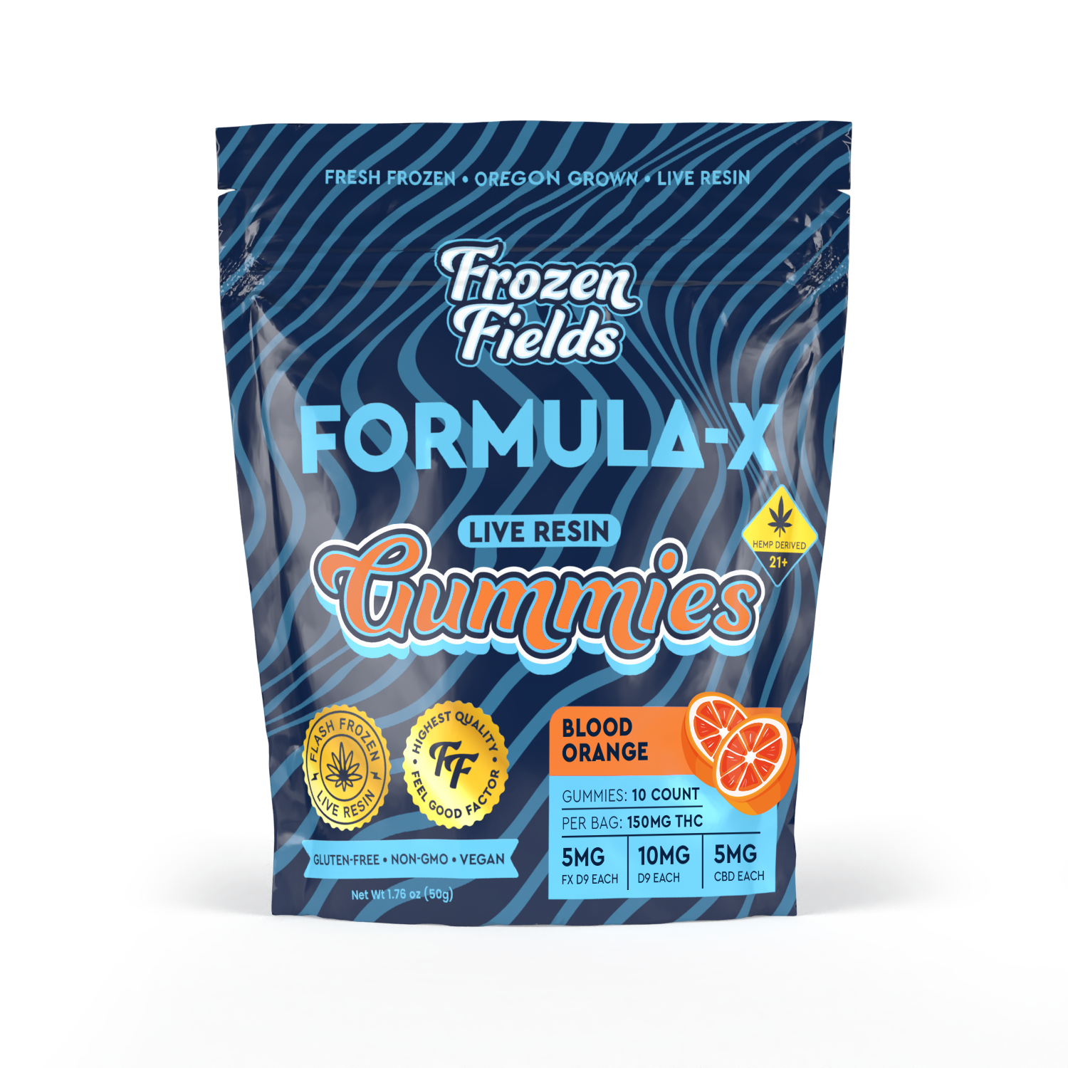 Frozen Fields Formula - X - Gummies & Edibles (150mg x 5) - MK Distro