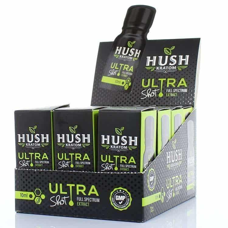 Hush Ultra - Kratom Shots (10ml x 12) - MK Distro