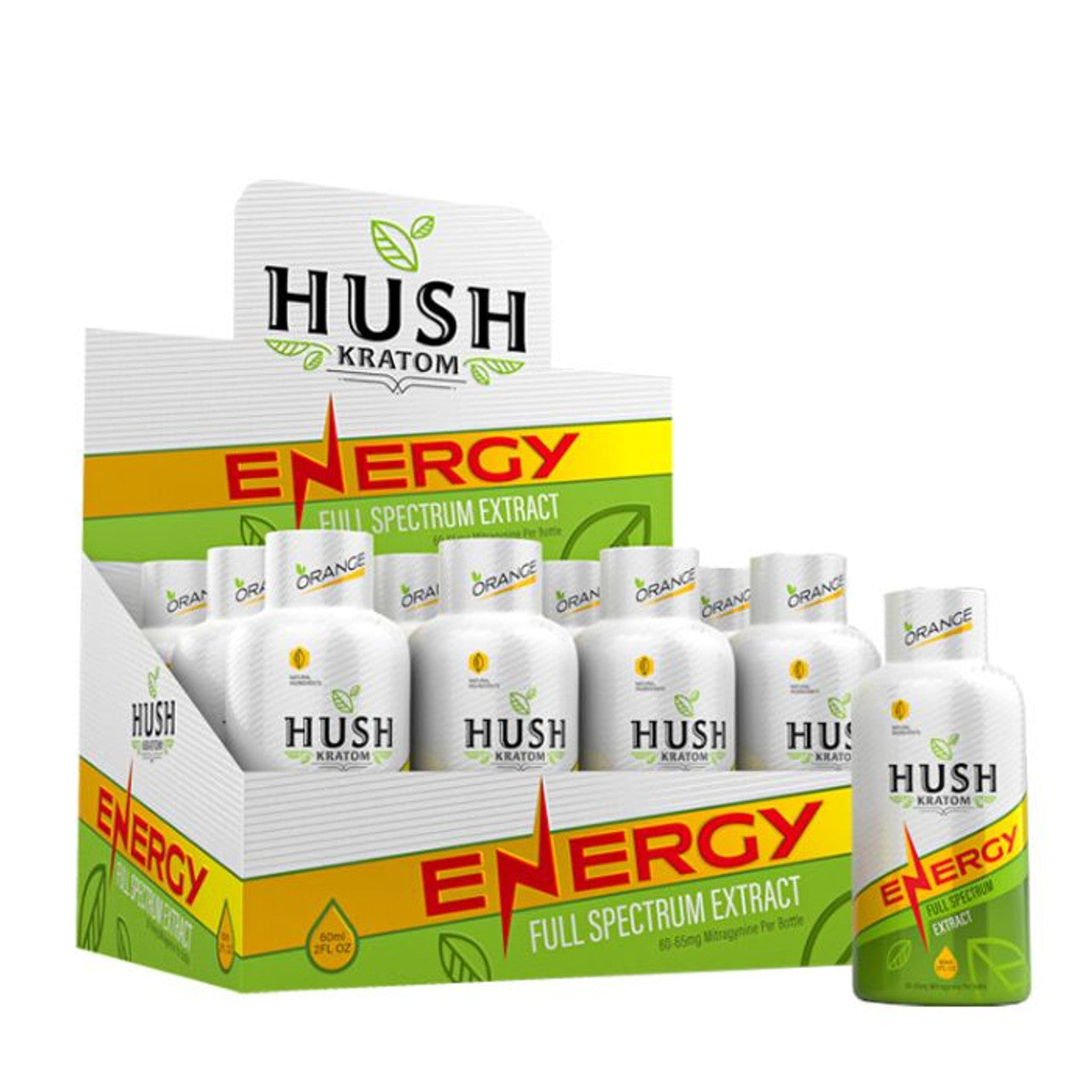 Hush Energy - Kratom Shots (2oz x 12) - MK Distro