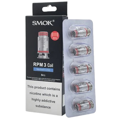 Smok - RPM 3 Coil Meshed 0.15Ω - Coils (Box of 5) - MK Distro