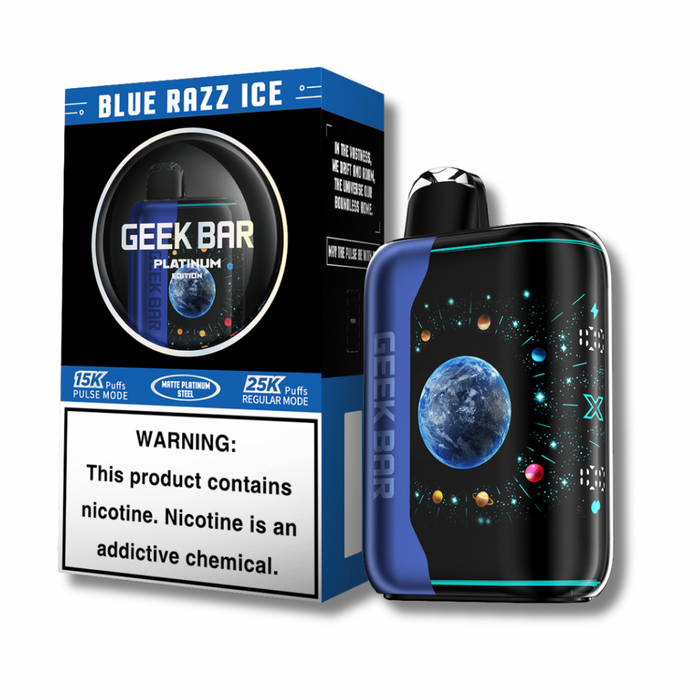 Geek Bar Pulse X Platinum Edition - Disposable Vape (5% - 25,000 Puffs) - Box of 5