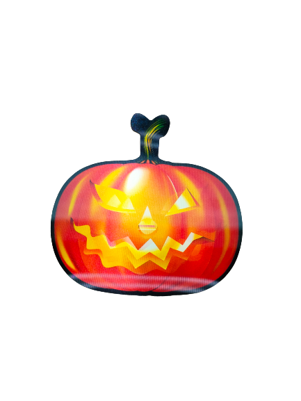 Holographic 3D Sticker - Smiley Jack-O-Ween - MK Distro