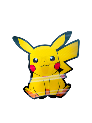 Holographic 3D Sticker - Pikachu - MK Distro