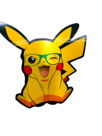 Holographic 3D Sticker - Pikachu - MK Distro