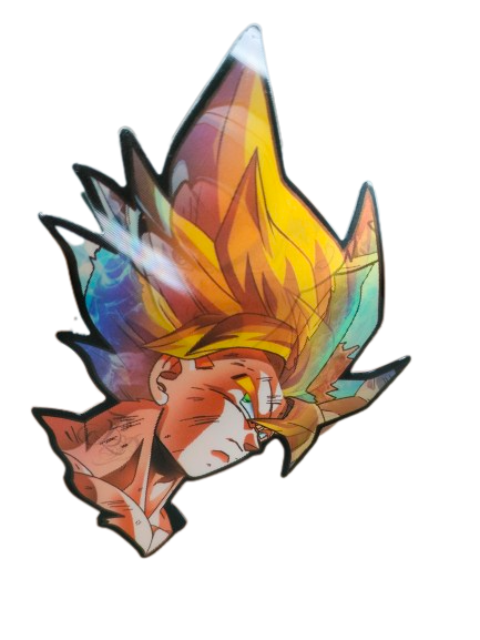 Holographic 3D Sticker - Super Saiyan 2 Goku - MK Distro