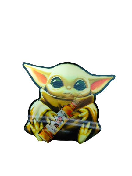 Holographic 3D Sticker - Baby Yoda - MK Distro