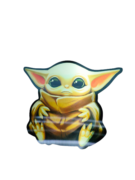 Holographic 3D Sticker - Baby Yoda - MK Distro
