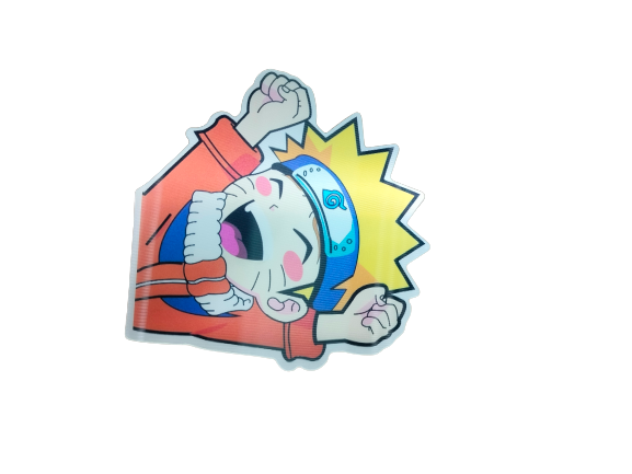 Holographic 3D Sticker - Baby Naruto - MK Distro