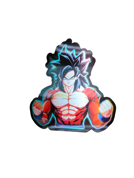 Holographic 3D Sticker - Goku Super Saiyan 3 - MK Distro