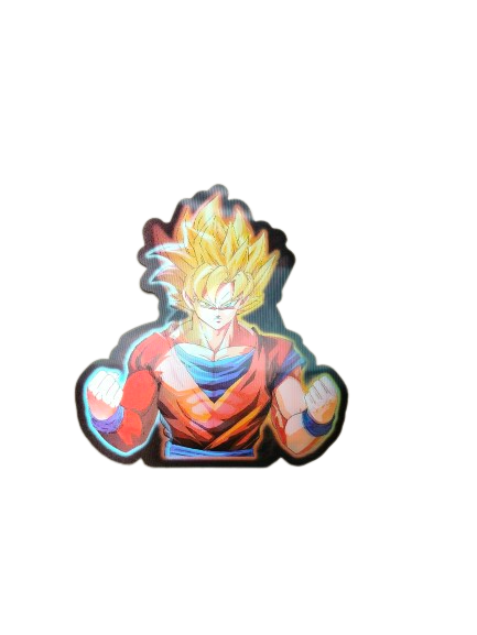 Holographic 3D Sticker - Goku Super Saiyan 3 - MK Distro