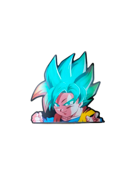 Holographic 3D Sticker - Kid Goku Super Saiyan 3 - MK Distro