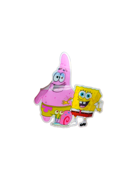Holographic 3D Sticker - Patrick and SpongeBob - MK Distro