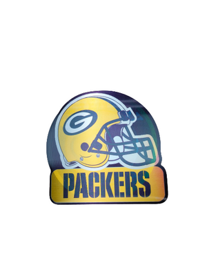 Holographic 3D Sticker - Green Bay Packers - MK Distro