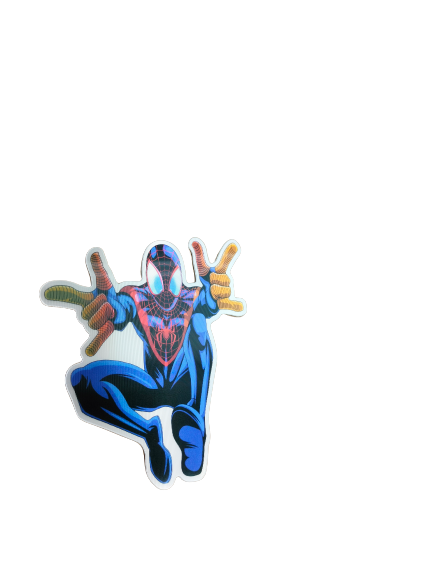Holographic 3D Sticker - Spider-Man X-Men Suit - MK Distro