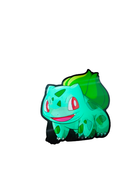 Holographic 3D Sticker - Bulbasaur - MK Distro