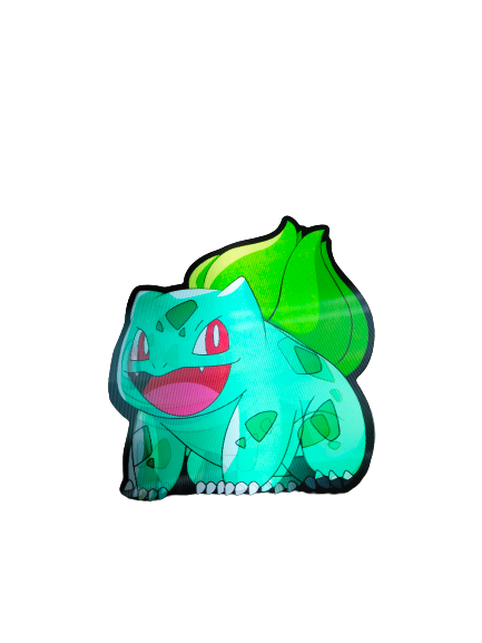 Holographic 3D Sticker - Bulbasaur - MK Distro