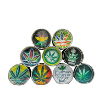 Diamond Shape - Weed Related - Metal Grinder (Single)