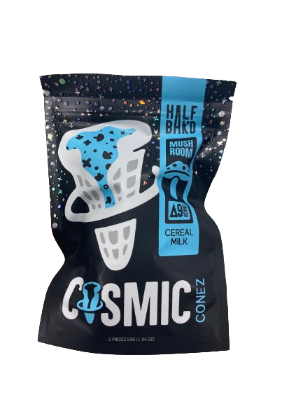 Half Bak'd - D9 Cosmic Conez 55mg - Cones (Box of 5) - MK Distro