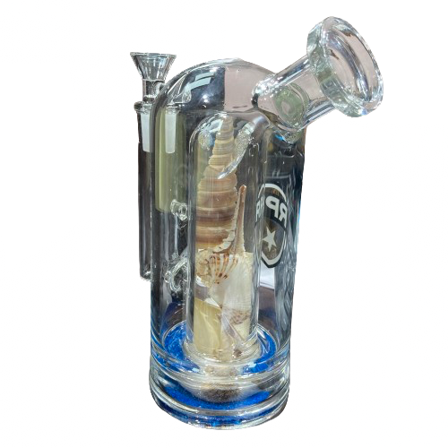 7.5" Water Pipe With 3D Shell Sand - FGP40561 - MK Distro