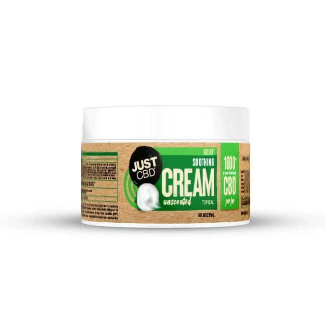 Just CBD - Plant Powered Relief Soothing Cream - Topicals (500mg/1000mg) - MK Distro