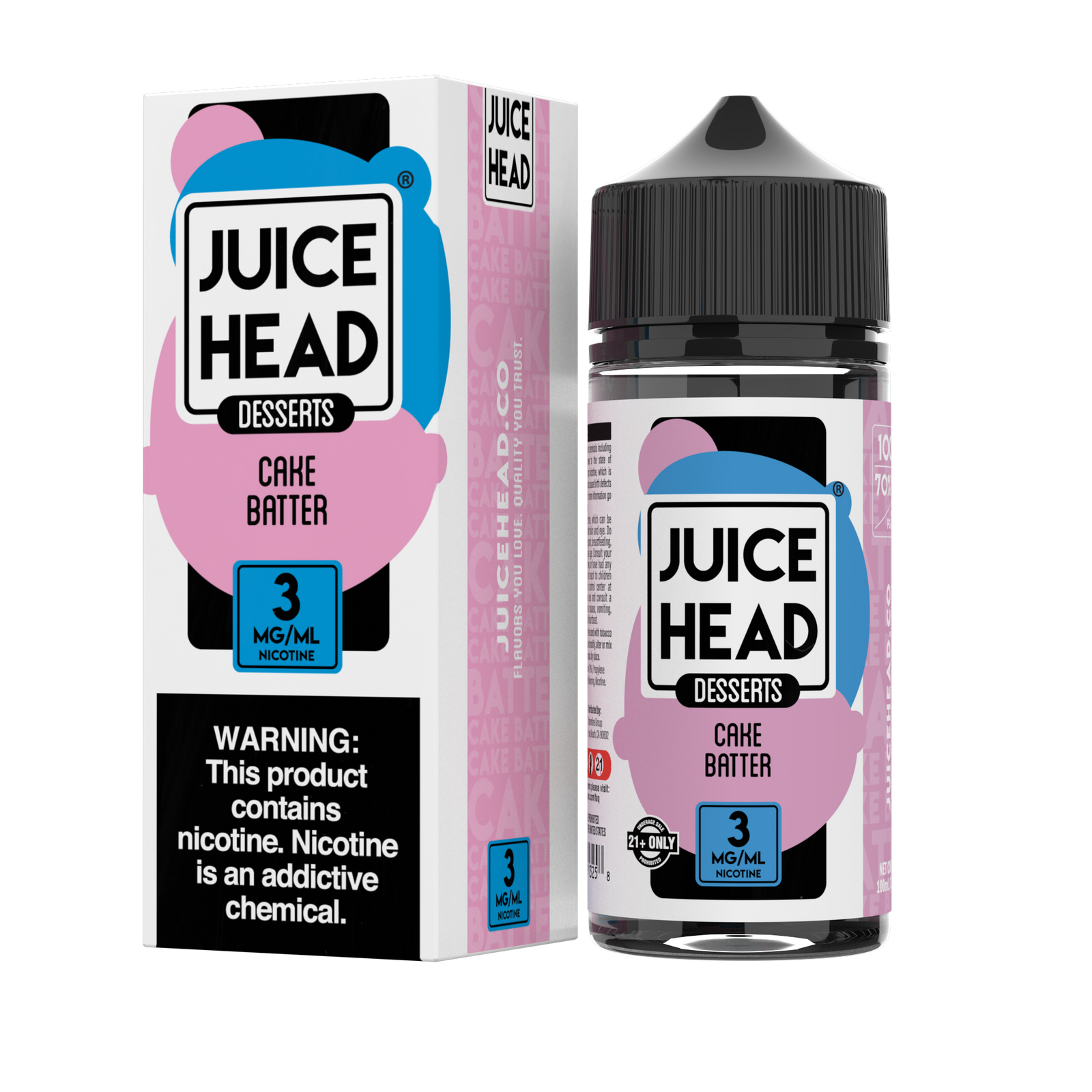 Juice Head Desserts - E-Liquid (ZTN, 100mL) - MK Distro