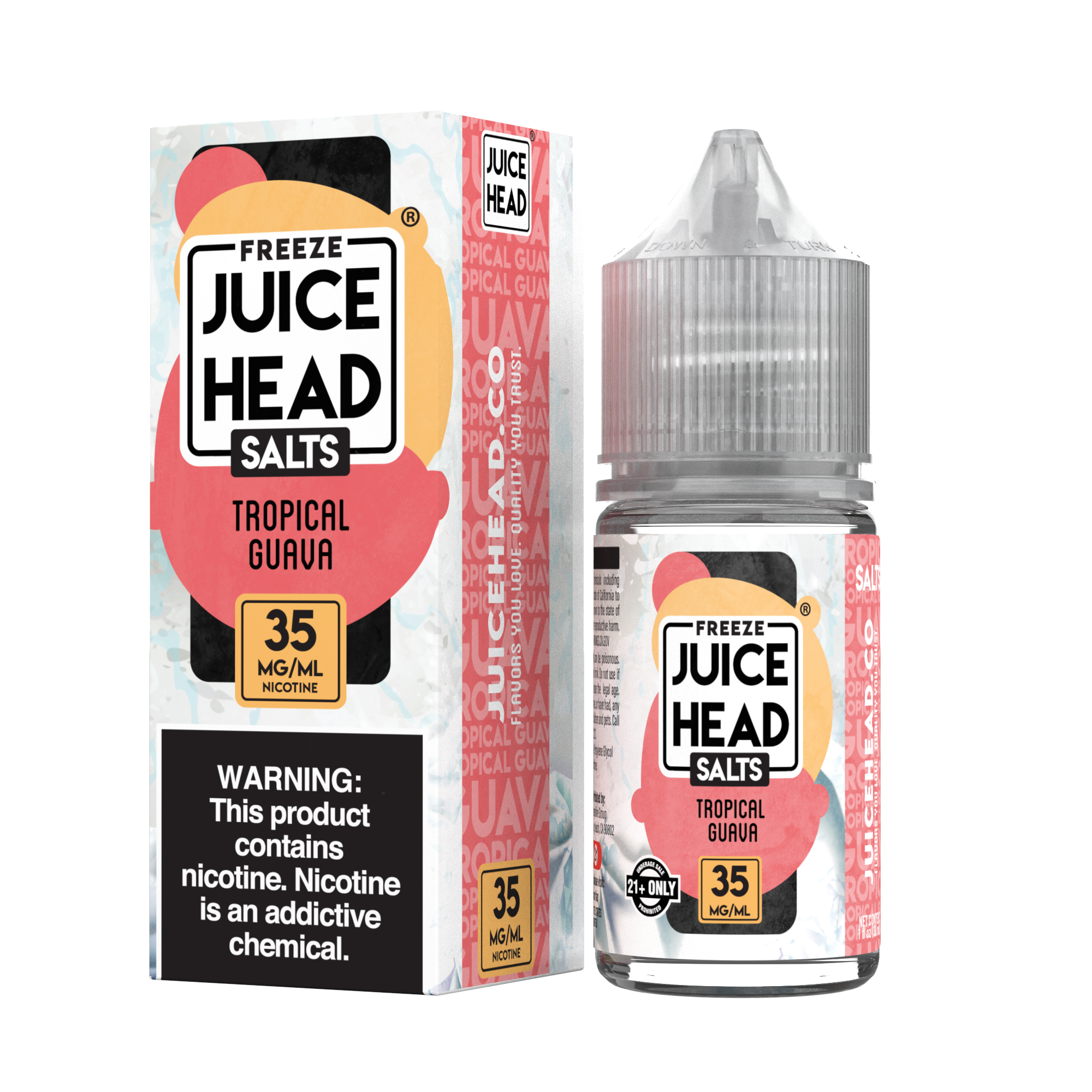 Juice Head Freeze - Salt Nic E-Liquid (ZTN, 30mL) - MK Distro