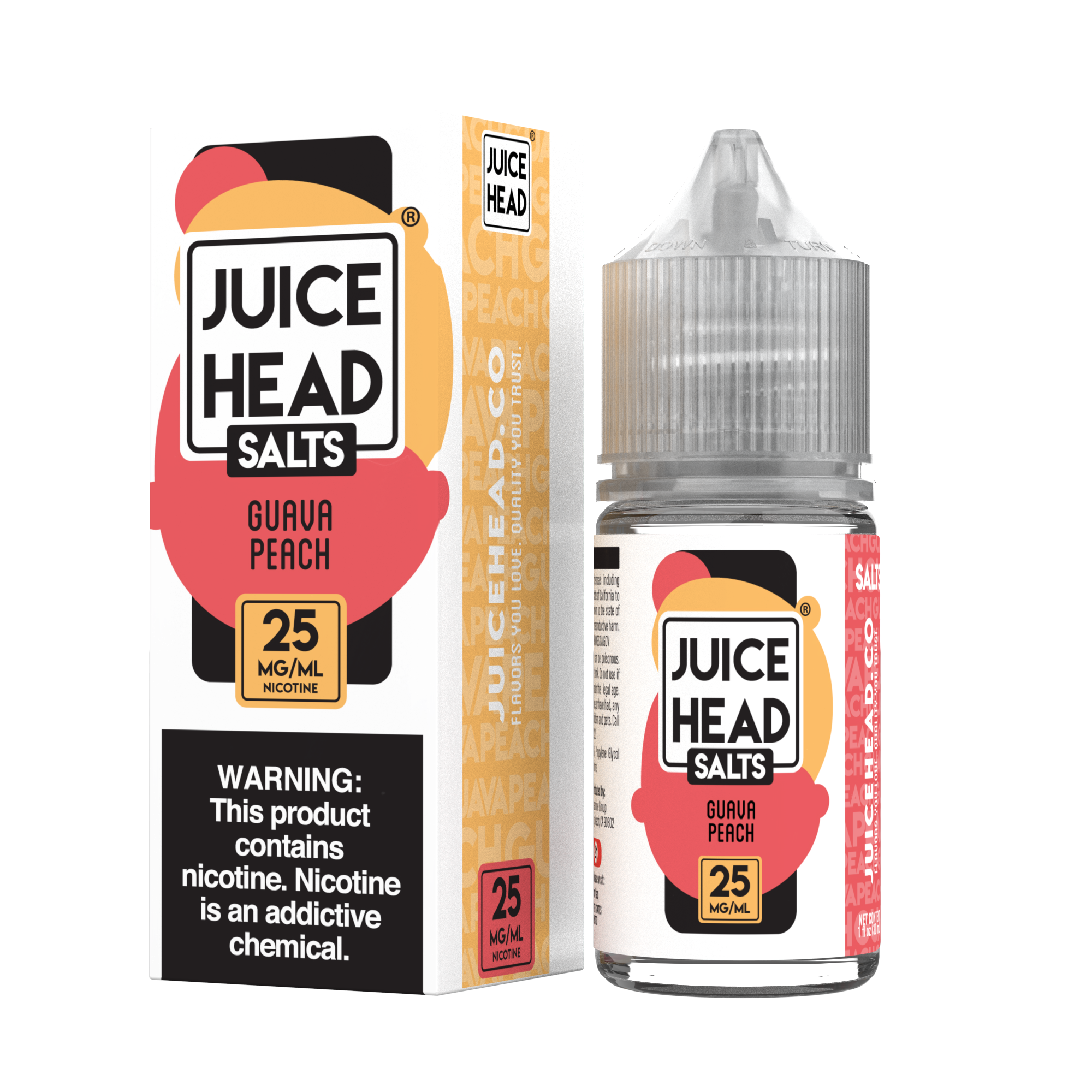 Juice Head Salts - Salt Nic E-Liquid (30mL) - MK Distro