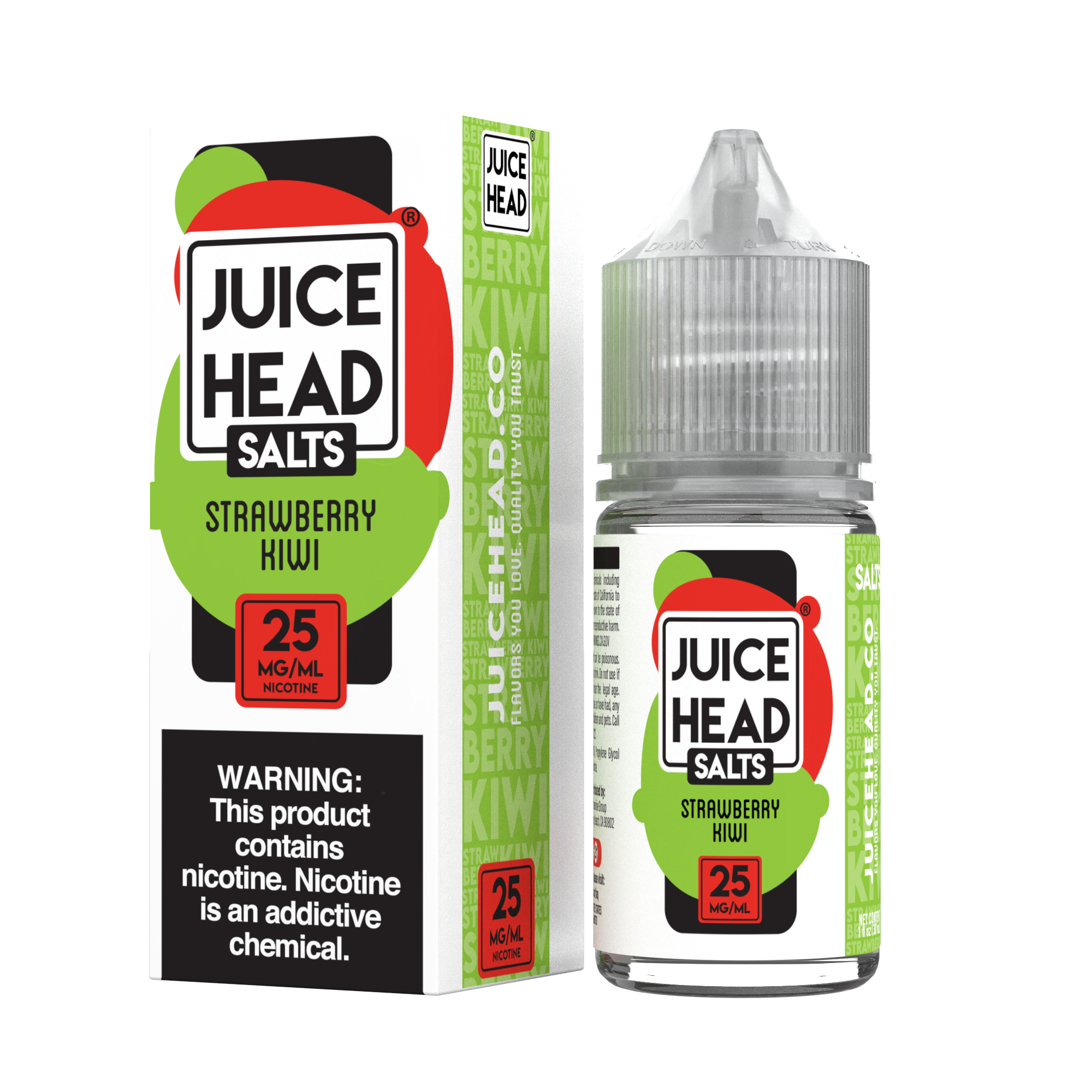 Juice Head Salts - Salt Nic E-Liquid (30mL) - MK Distro