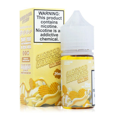 Custard Monster - Salt Nic E-Liquid (30mL) - MK Distro