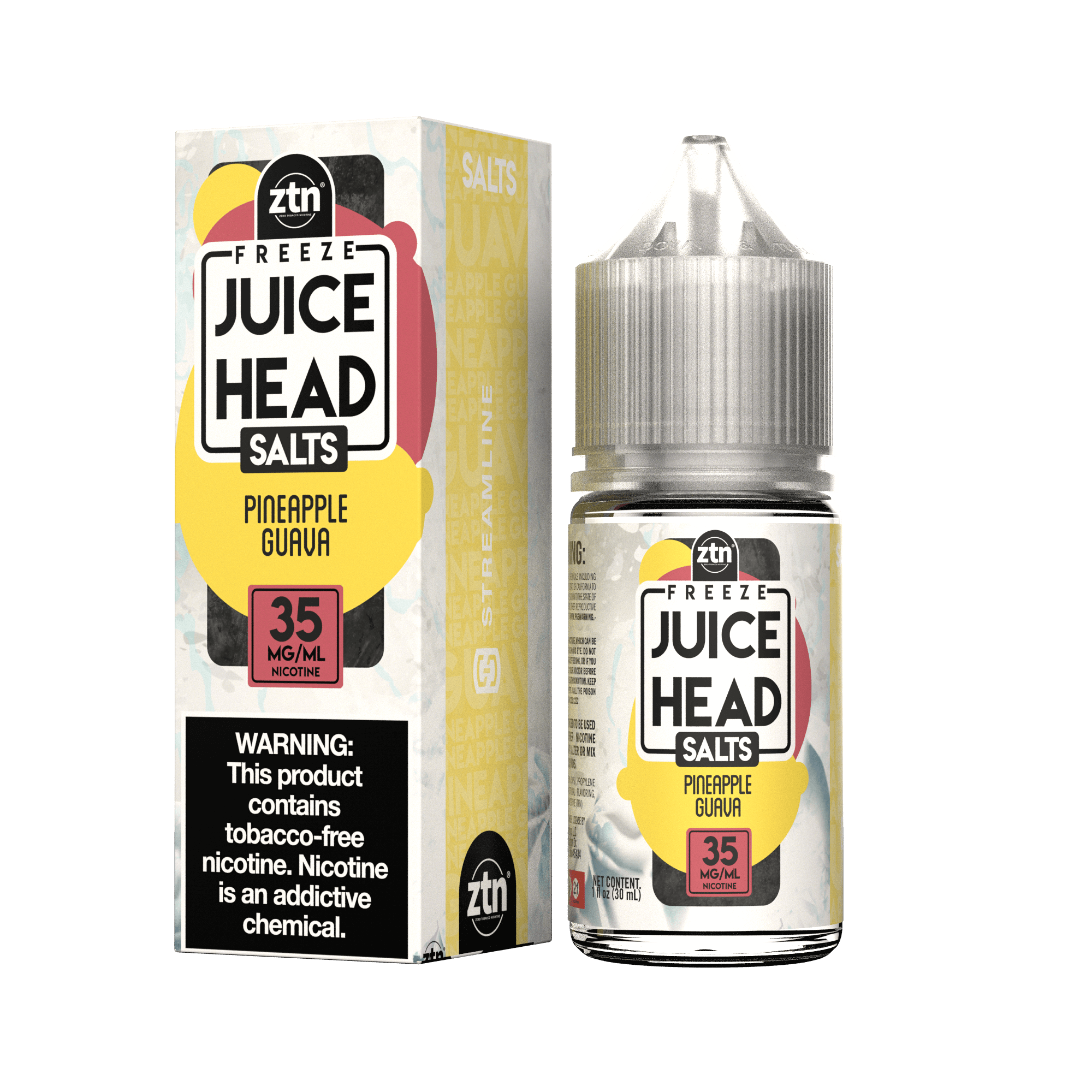 Juice Head Freeze - Salt Nic E-Liquid (ZTN, 30mL) - MK Distro