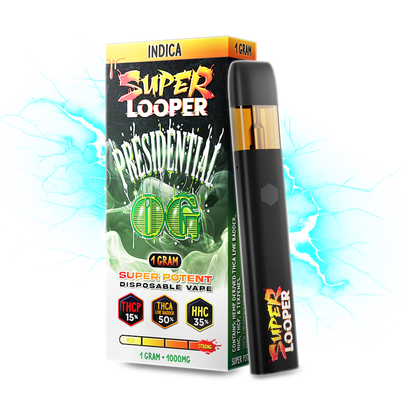 Looper - Super Looper (THC-P+THC-A+HHC) - Hemp Disposables (1g)