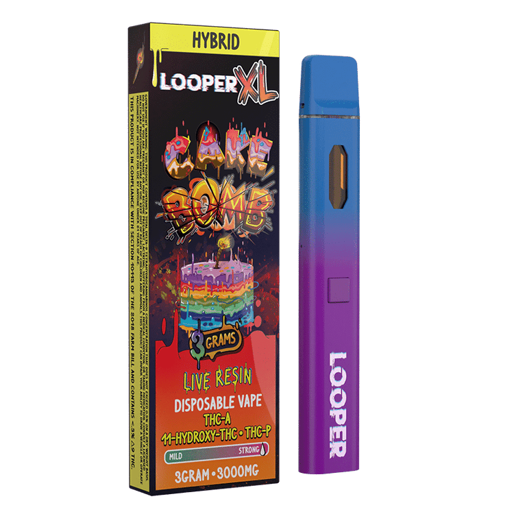 Looper XL Live Resin - Hemp Disposables (3g x 5) - MK Distro