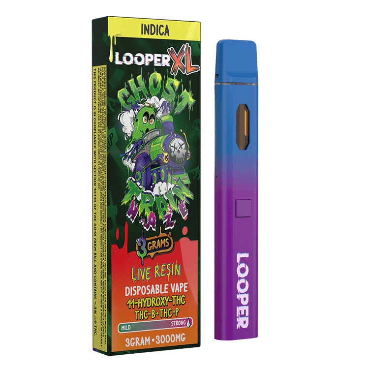 Looper XL Live Resin - Hemp Disposables (3g x 5) - MK Distro