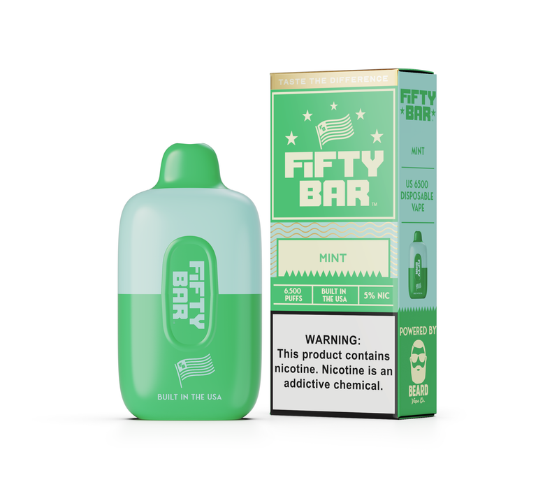 HiddenHills x Fifty Bar - Disposable Vape (5% - 6,500 Puffs) - Box of 5