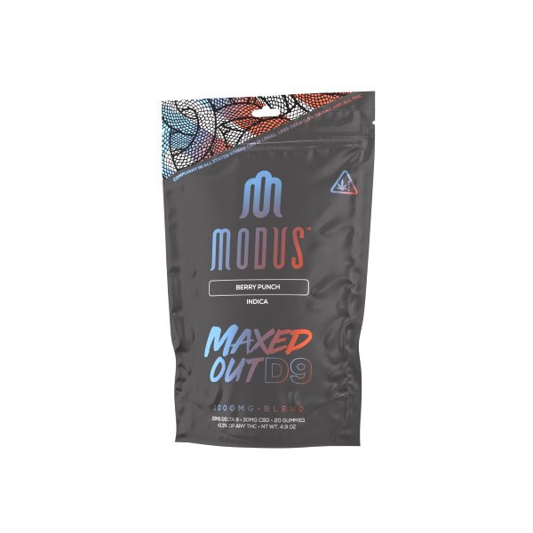 Modus - Maxed Out Blend (D9) - Delta Gummies (1000mg x 5) - MK Distro
