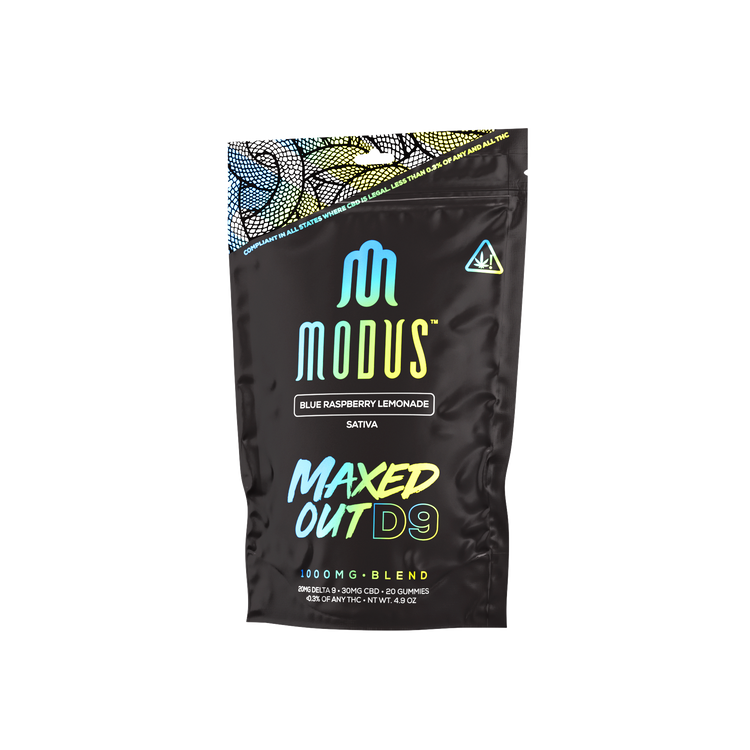 Modus - Maxed Out Blend (D9) - Delta Gummies (1000mg x 5) - MK Distro