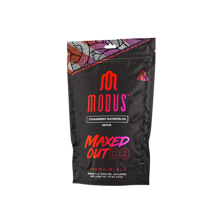 Modus - Maxed Out Blend (D9) - Delta Gummies (1000mg x 5) - MK Distro