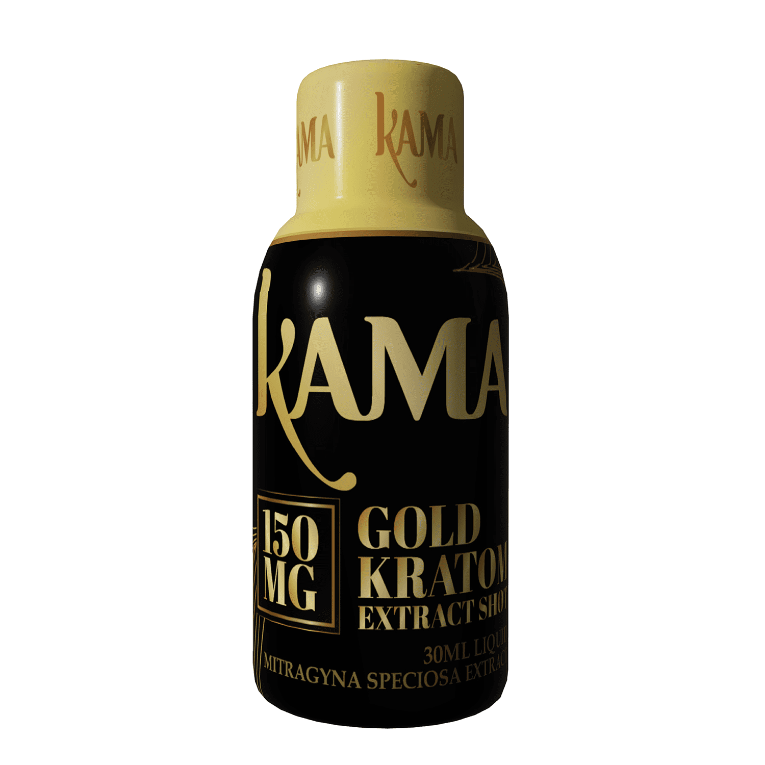 KAMA - Gold Liquid - Kratom Extract Shot 150mg - (12 x 30ml)