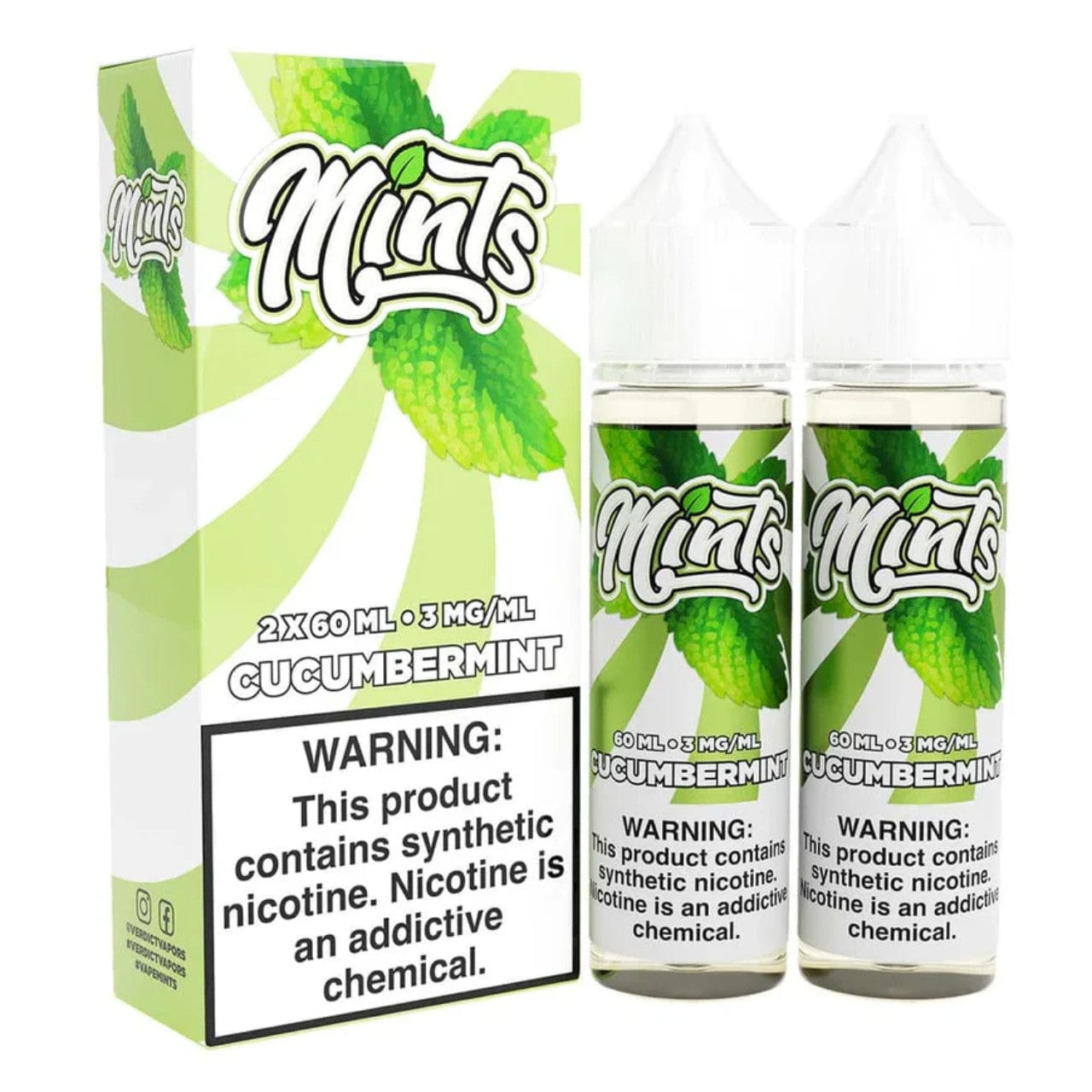 Mints - E-Liquid (60mL x 2ct / 3mg)