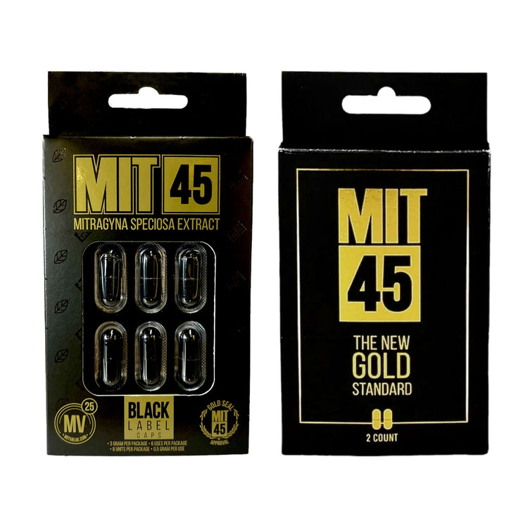 MIT45 - The New Gold Standard - Kratom Capsules (6ct x 12) - MK Distro