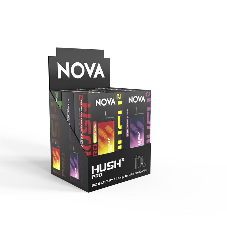 Nova Hush 2 Pro Thermal - 510 Thread Battery (Box of 6) - MK Distro