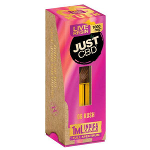 Just CBD - Live Resin Full Spectrum (1mL) - CBD Cartridges (1000mg x 12) - MK Distro